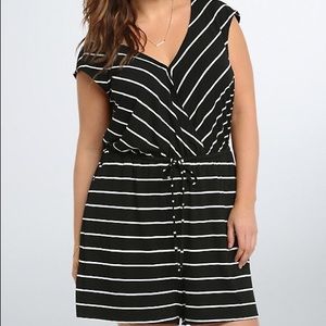 Striped Jersey Romper
